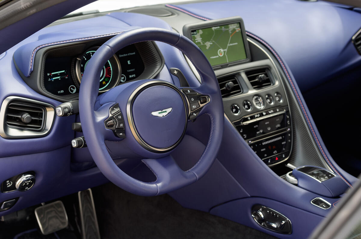 Aston Martin DB11 V8 dashboard