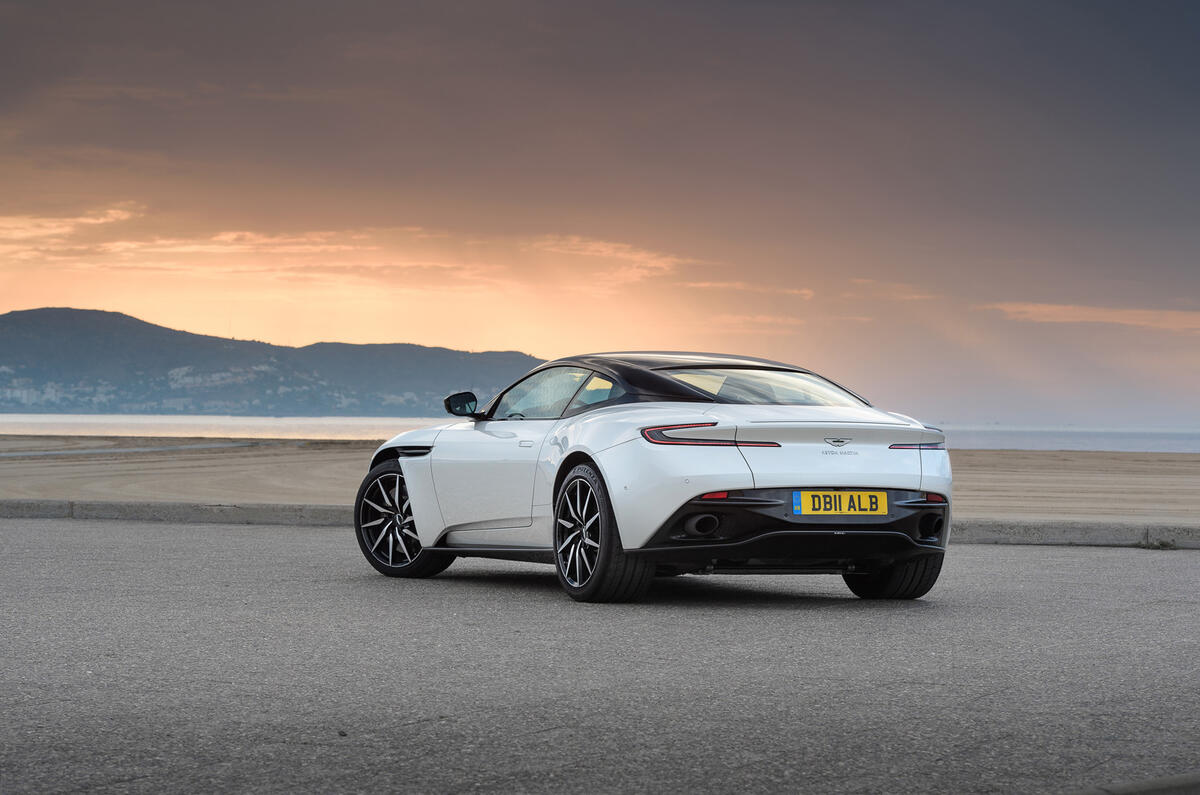 Aston Martin DB11 V8 rear quarter