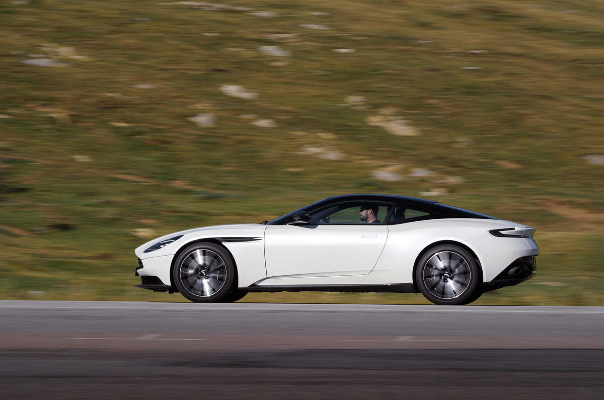 Aston Martin DB11 V8 side profile