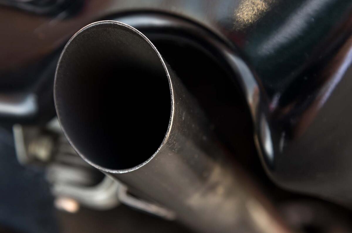 Aston Martin V8 exhausts