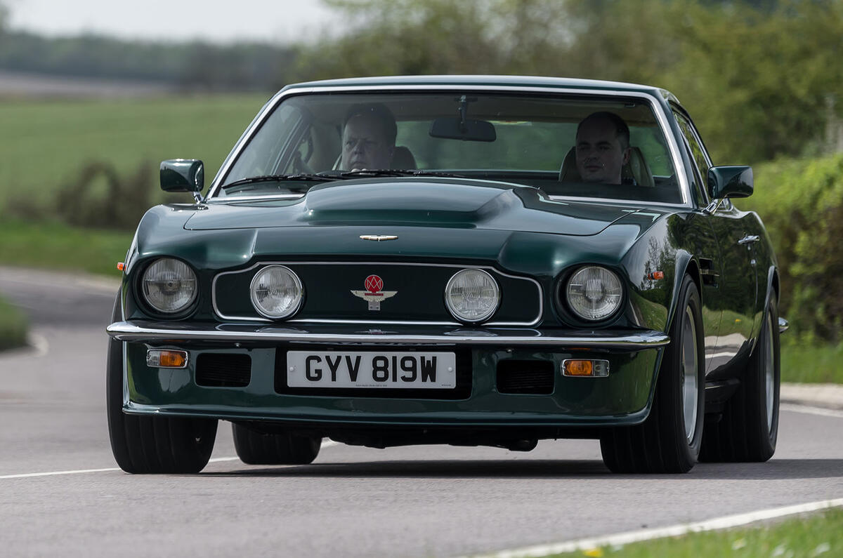 Aston Martin V8 front