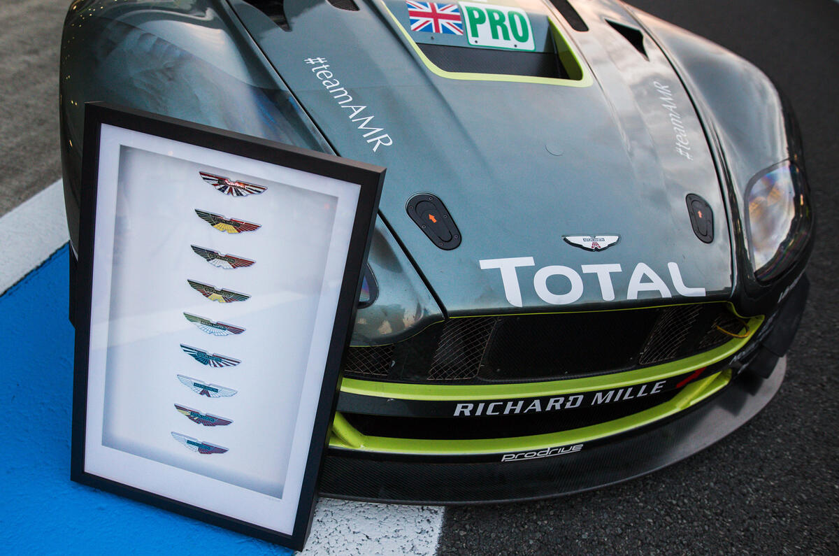 Aston Martin to sell WEC badge collection