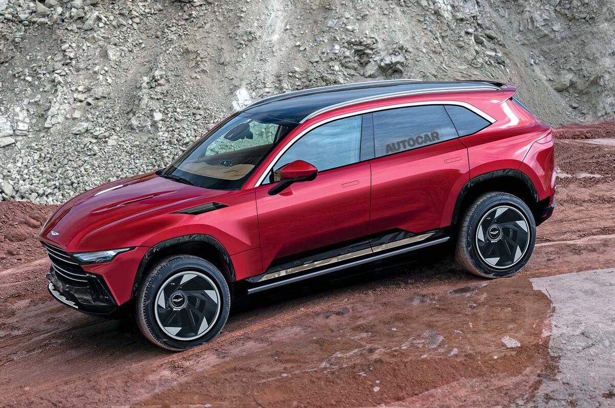Aston Martin 4x4 delantero tres cuartos