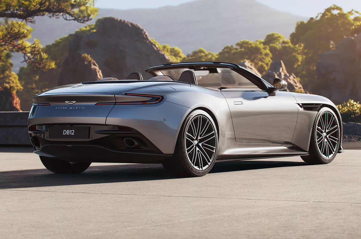 Aston Martin DB12 Volante is most powerful V8 cabrio GT Autocar