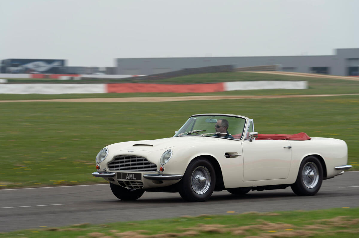 Aston Martin Works electric DB6 Volante - driving