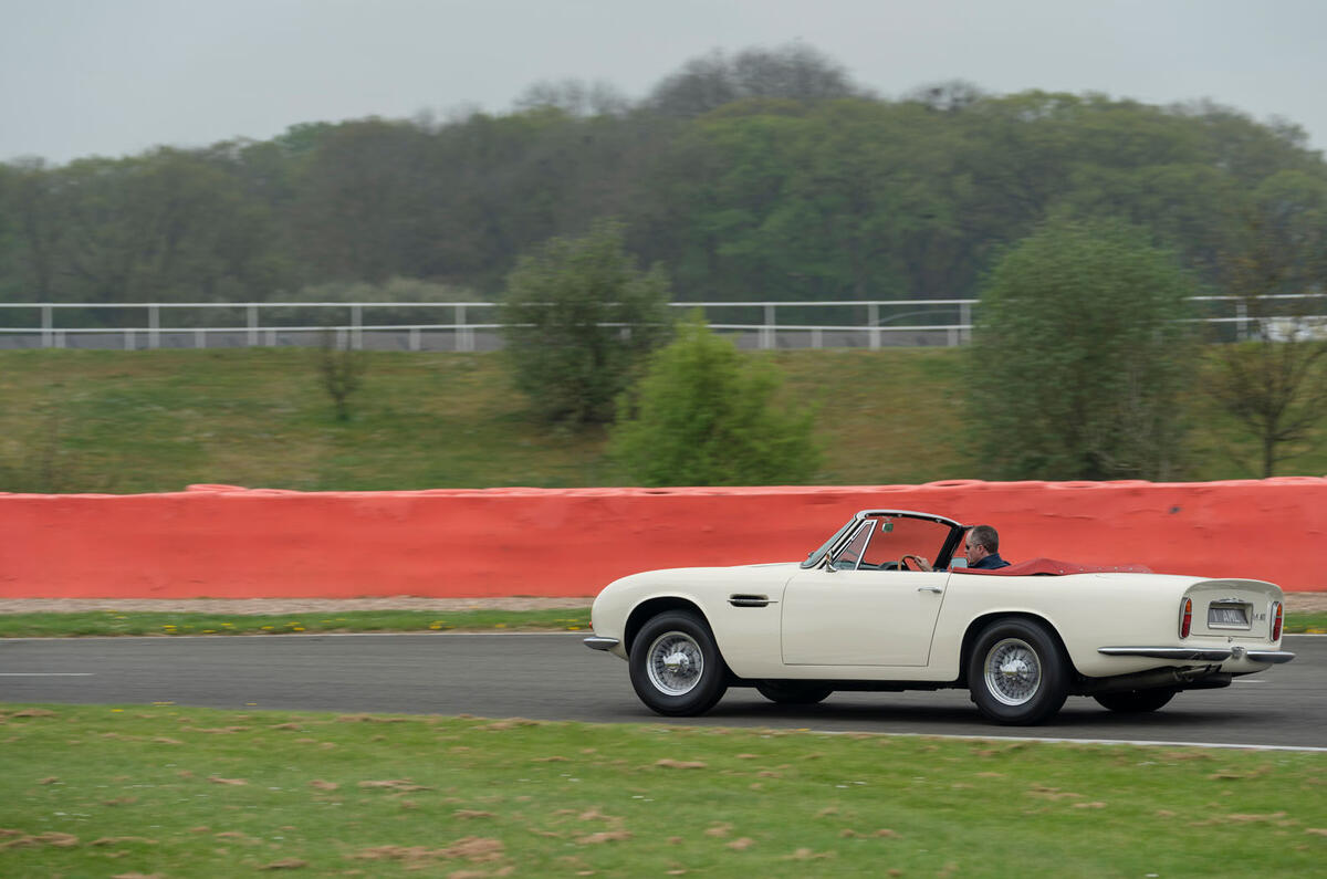Aston Martin Works electric DB6 Volante - cornering