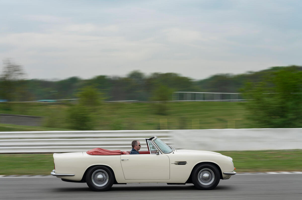 Aston Martin Works electric DB6 Volante - side