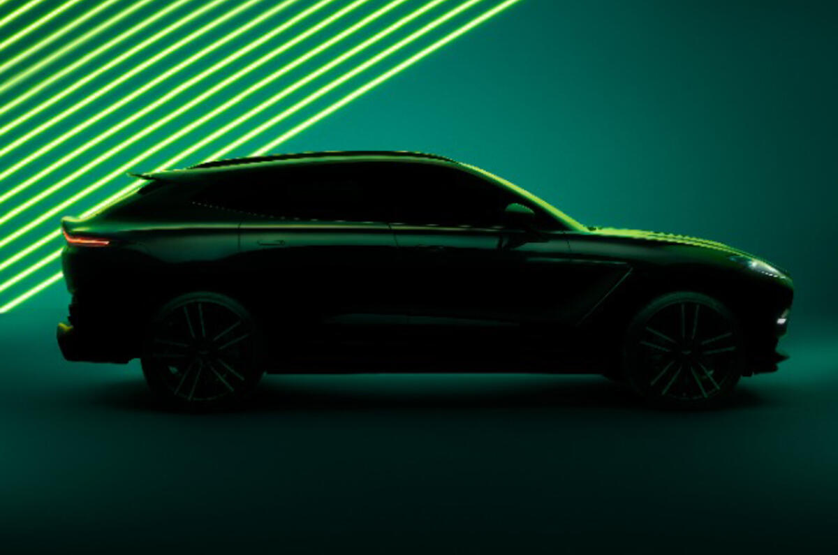 Aston Martin DBX teaser