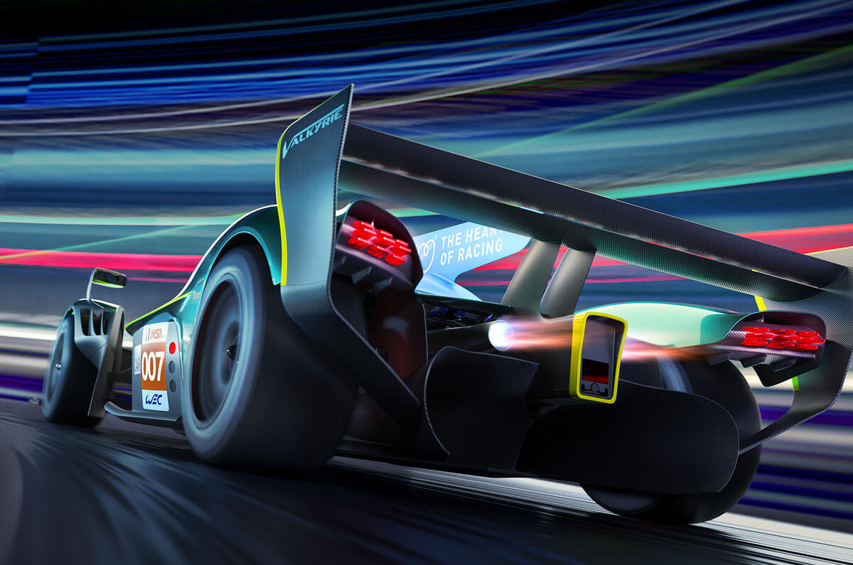 Aston Martin Le Mans Valkyrie rear