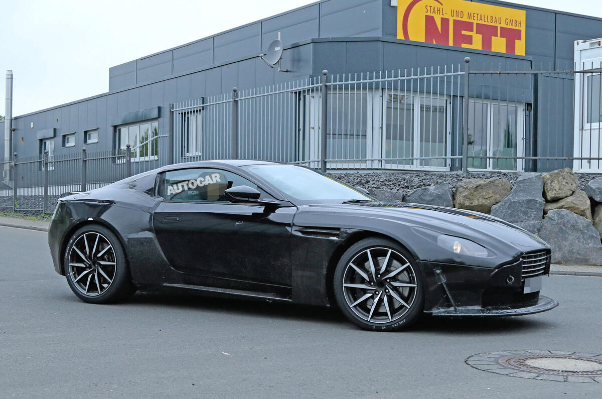 2018 Aston Martin Vantage Spotted Testing In Britain Autocar