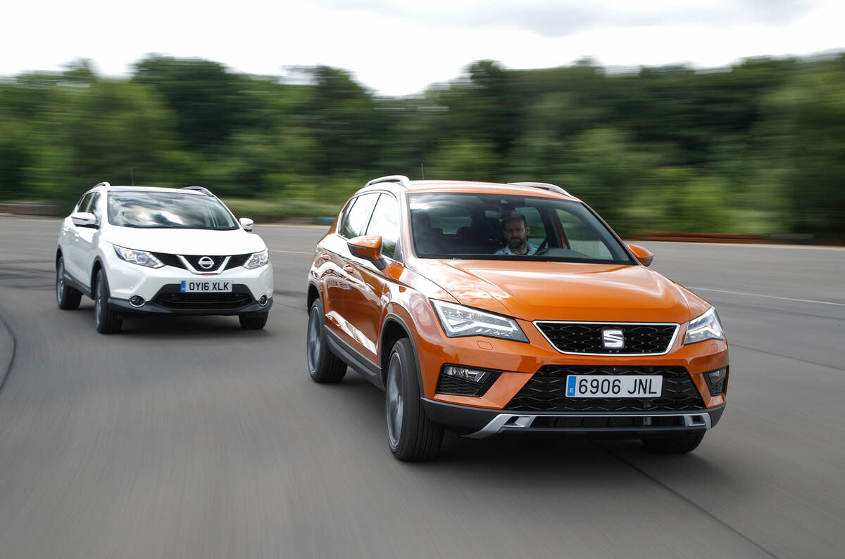 Seat Ateca vs Nissan Qashqai 