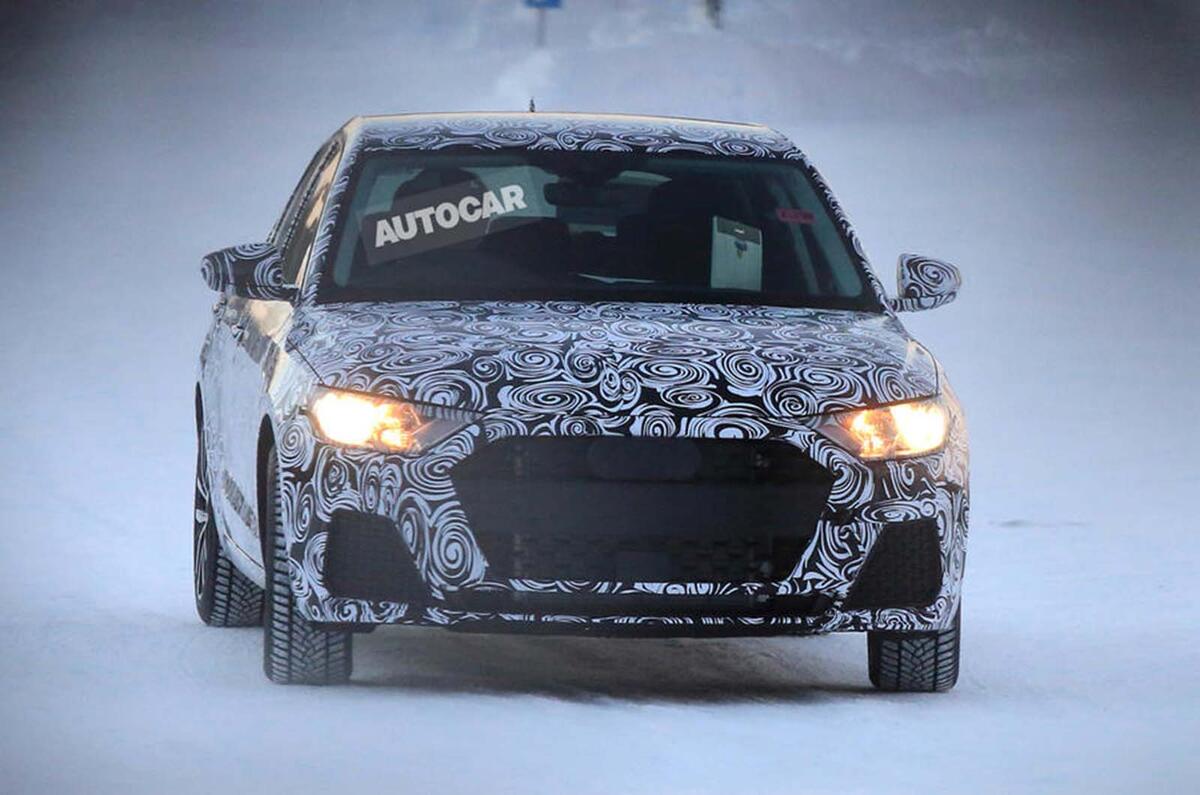 Next Audi A1 captured on video before 2019 launch