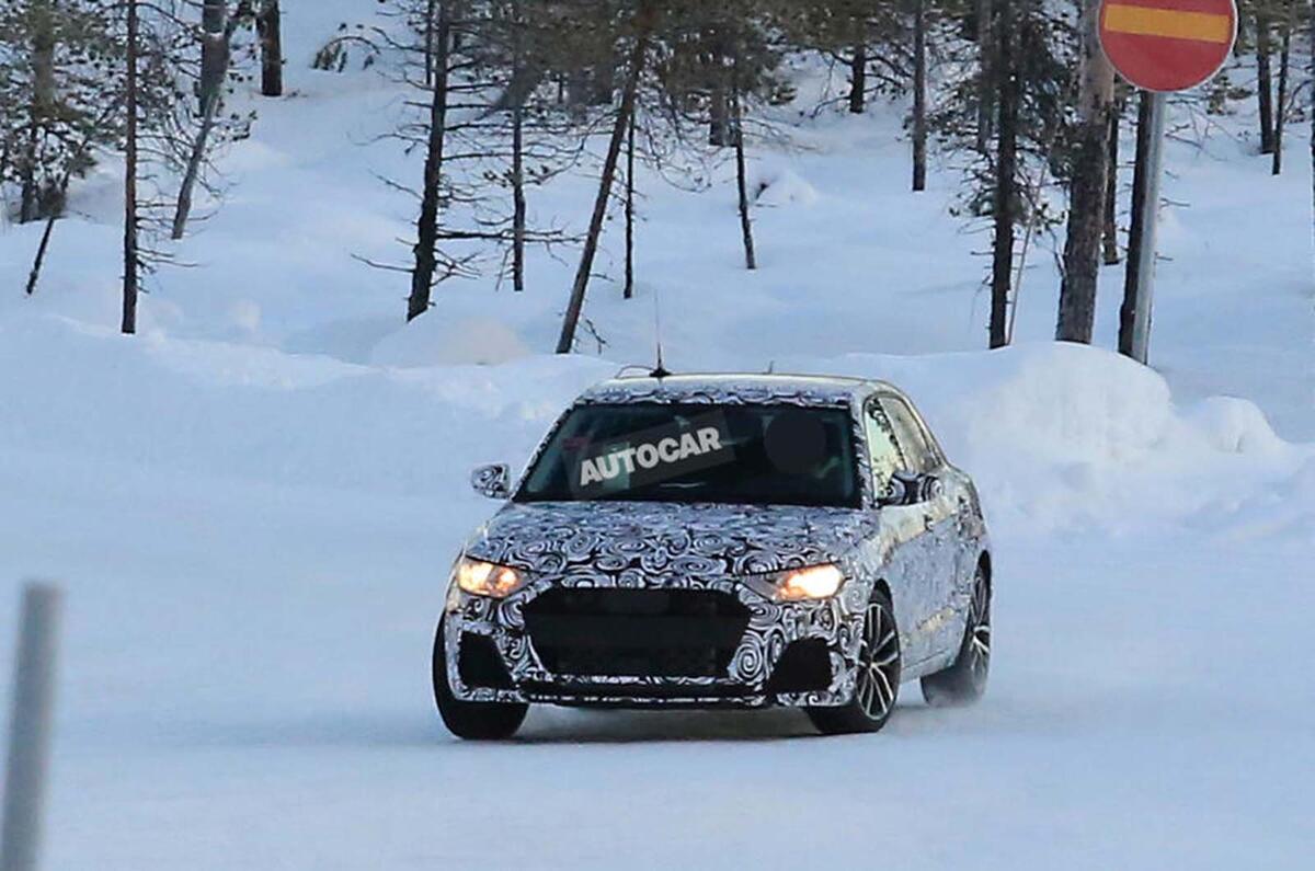 Next Audi A1 captured on video before 2019 launch