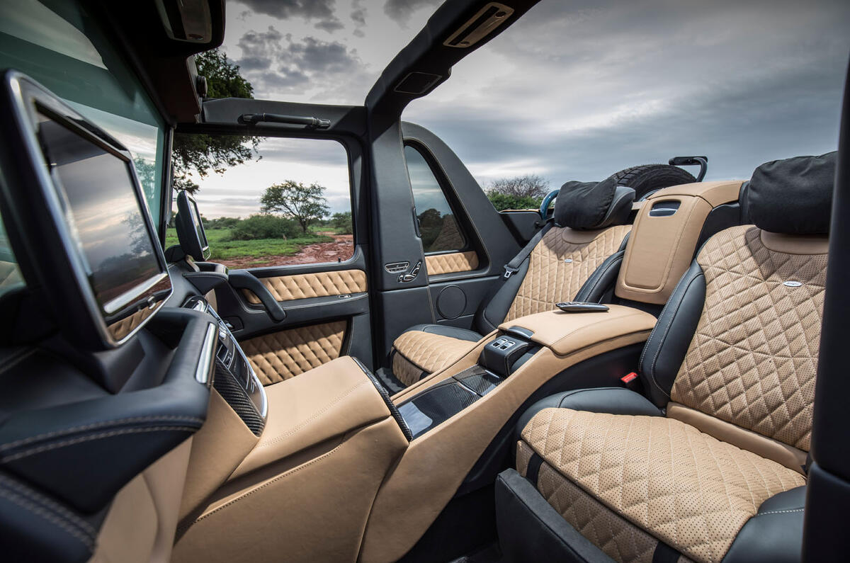 MercedesMaybach G650 Landaulet we take a ride through the African
