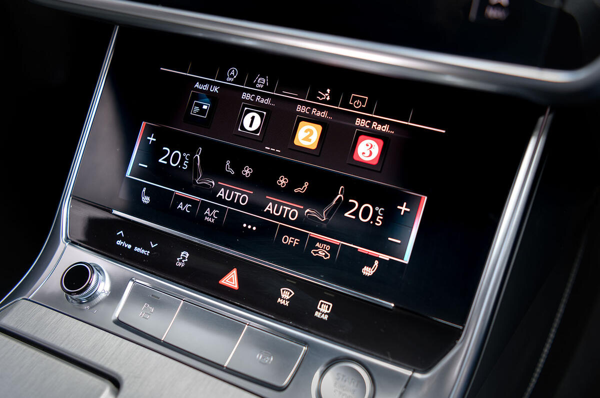 Audi A7 infotainment