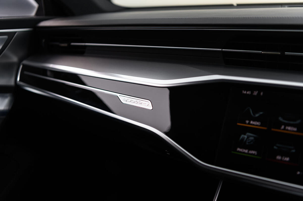 Audi A7 interior detail
