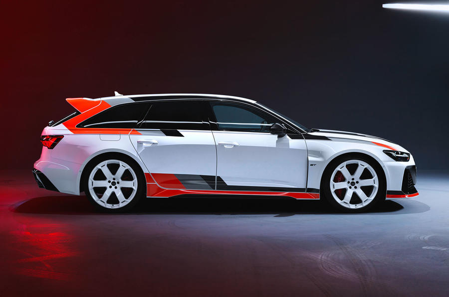 Audi RS6 GT статическая сторона