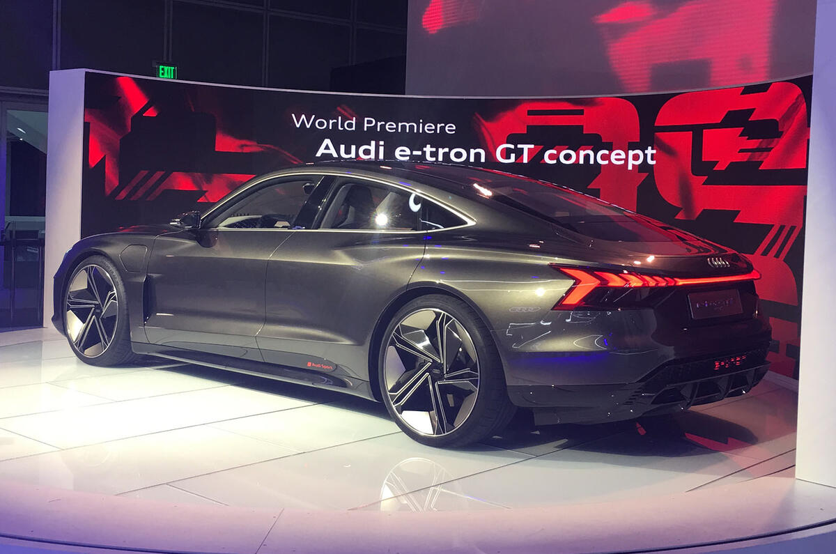 Audi E Tron Gt Concept Unveiled As Electric Flagship Autocar