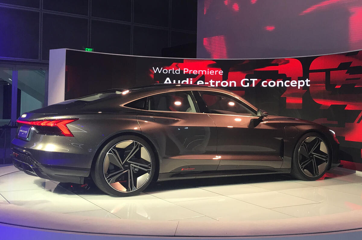 Audi E-tron GT concept unveiled as electric flagship | Autocar