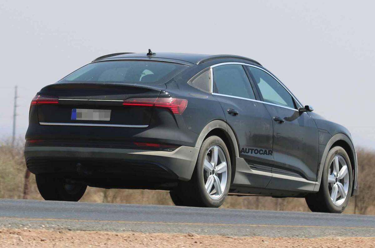 New Audi E Tron Sportback Seen Ahead Of Debut Next Month Autocar