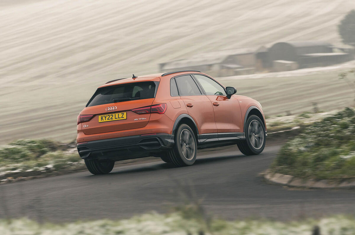 Audi Q3 45 TFSIe rear corner