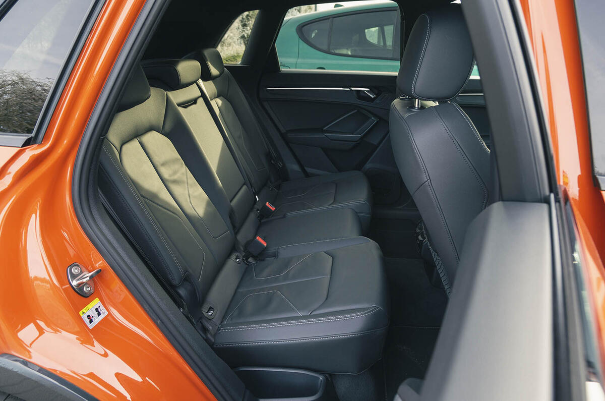 Audi Q3 45 TFSIe rear seats