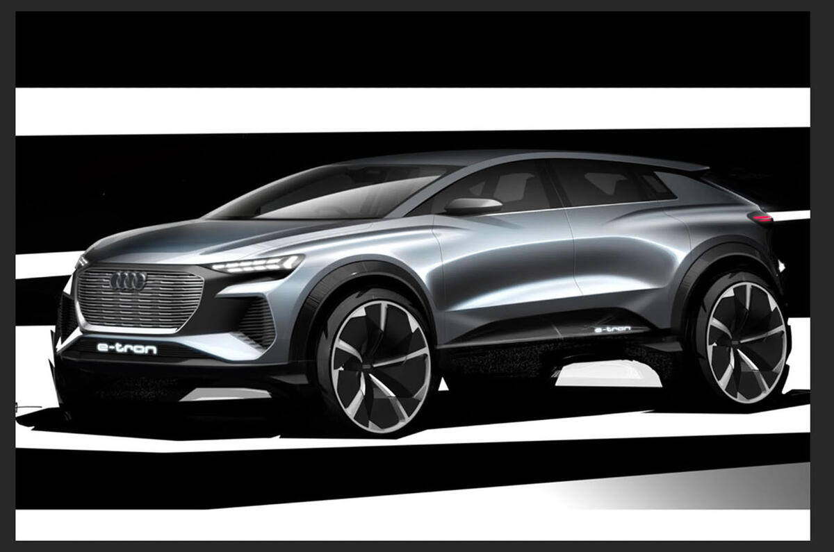 Audi Q4 e-tron sketches official - hero