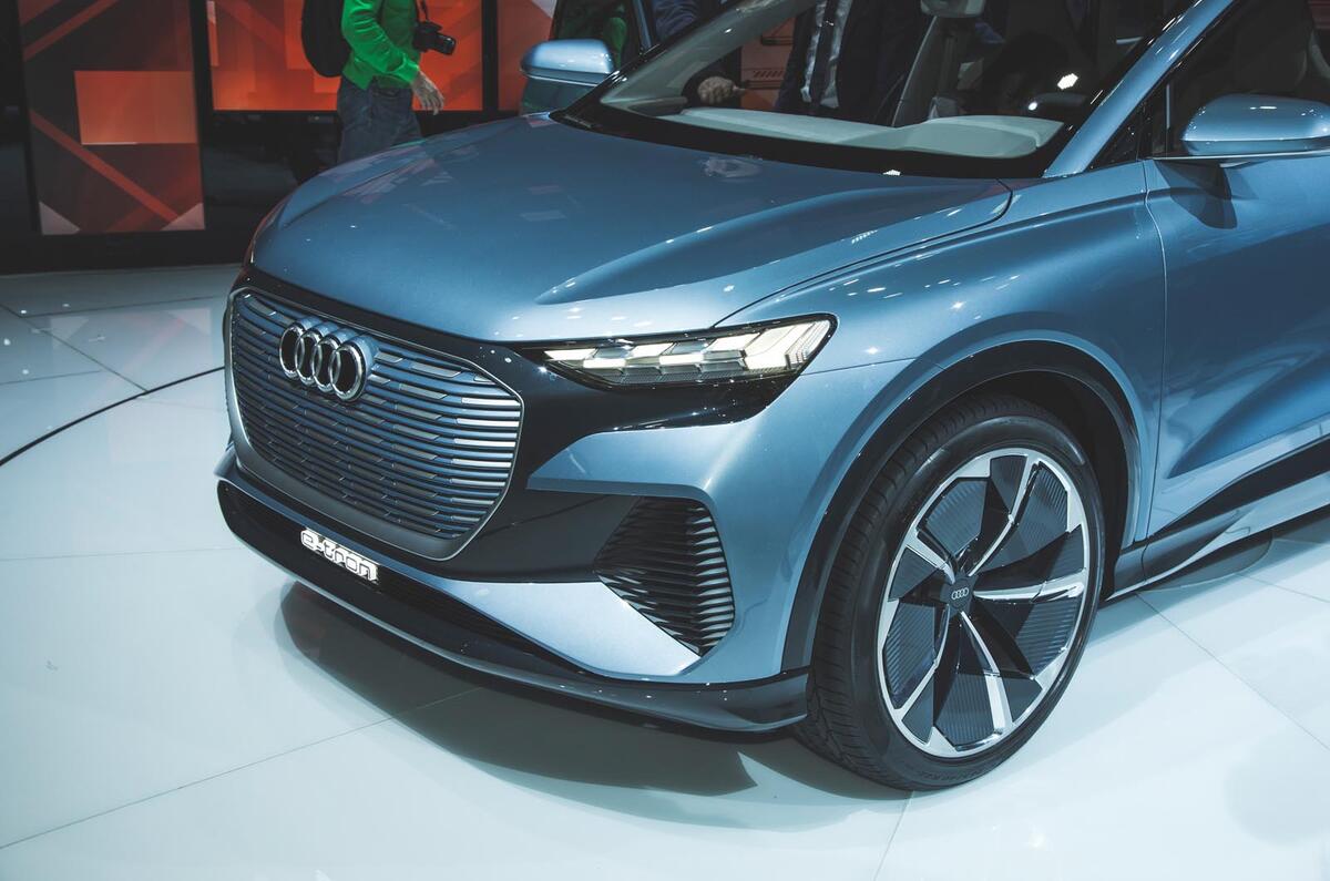Audi Reveals Q4 E Tron Electric Suv Ahead Of 2020 Sale Autocar