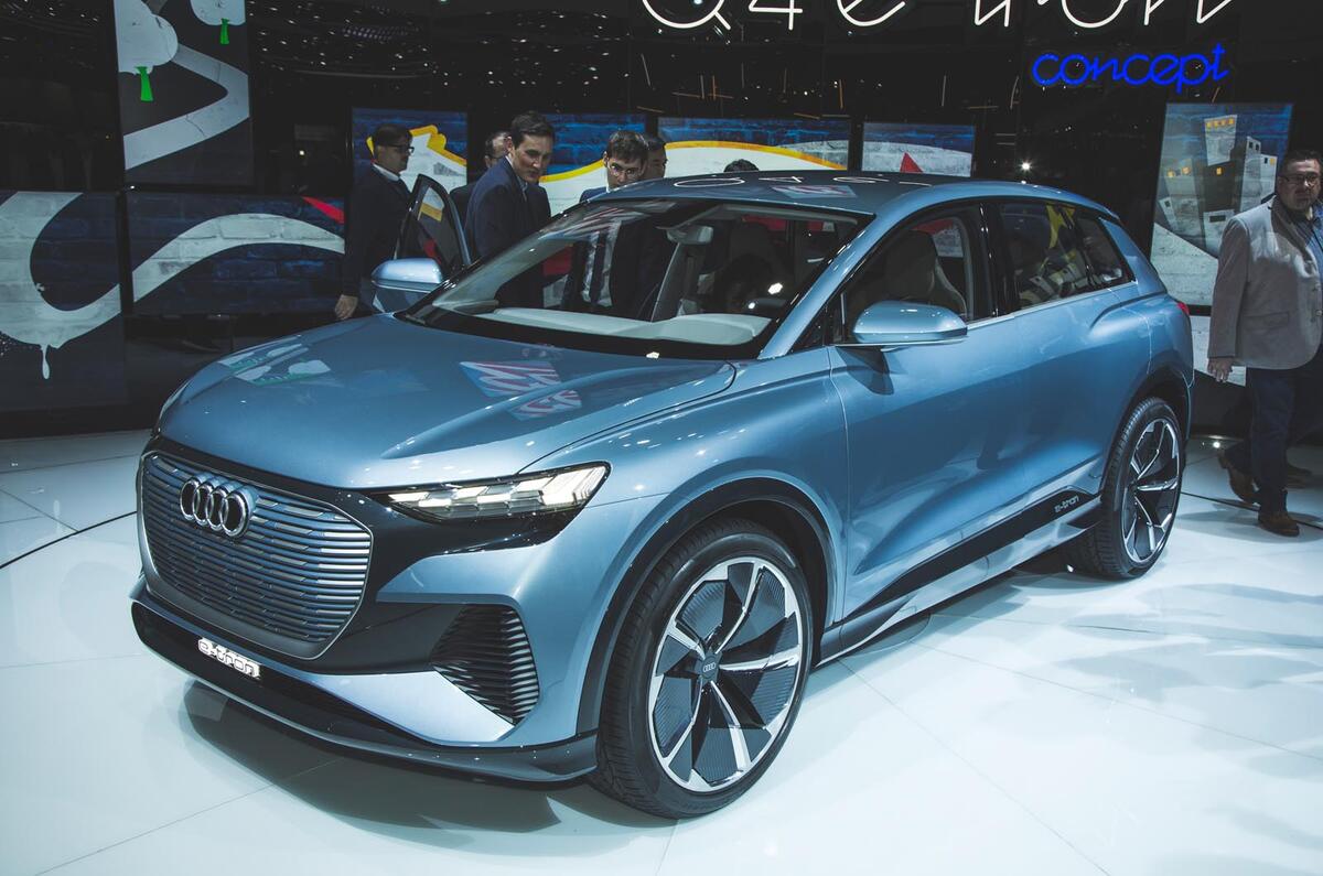 Audi Reveals Q4 E Tron Electric Suv Ahead Of 2020 Sale Autocar