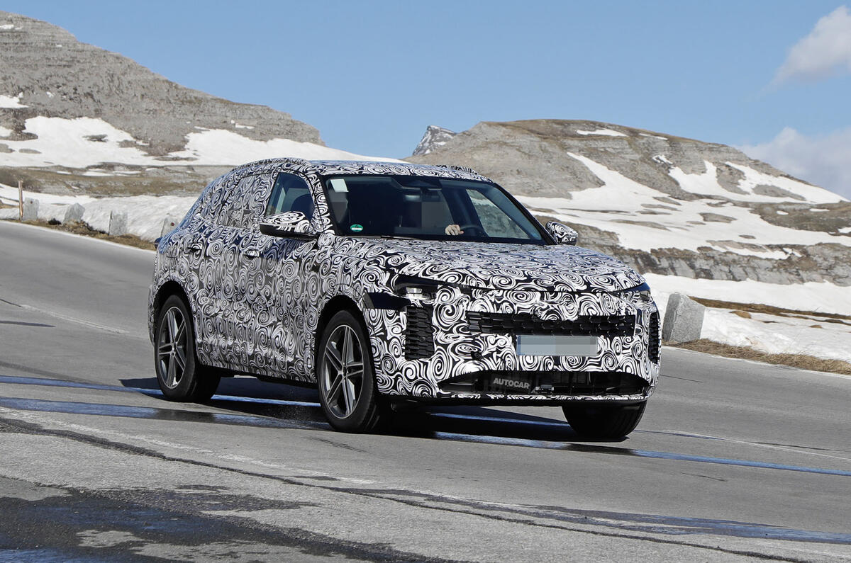 Allnew 2024 Audi Q5 spotted testing in the Alps Autocar