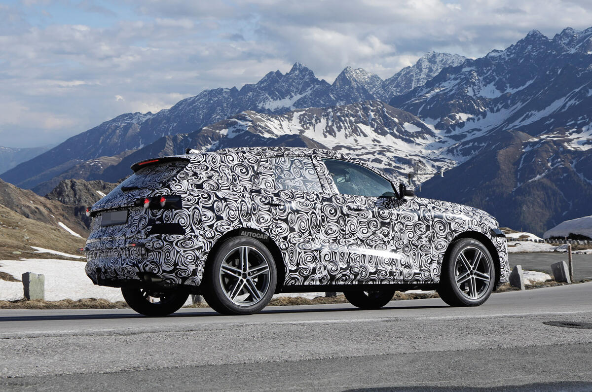 Allnew 2024 Audi Q5 spotted testing in the Alps Autocar
