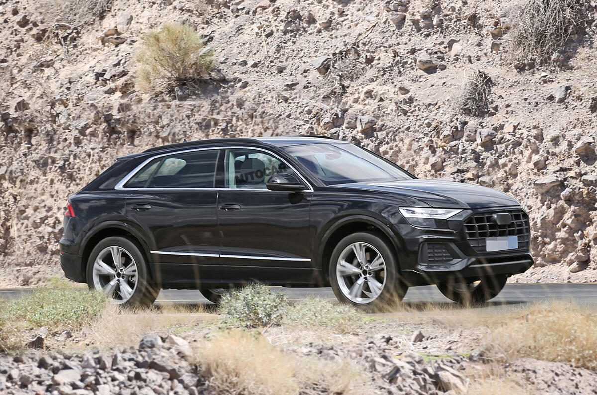 2018 Audi Q8 spotted almost undisguised ahead of May launch