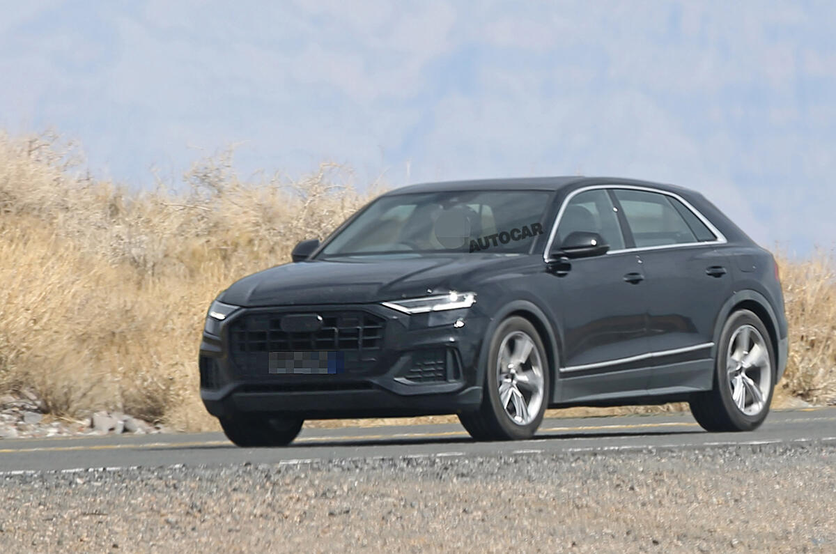 2018 Audi Q8 spotted almost undisguised ahead of May launch