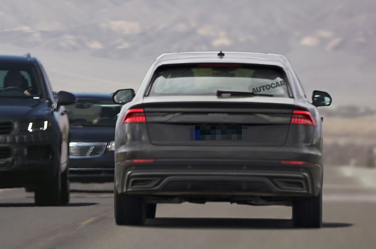 2018 Audi Q8 spotted almost undisguised ahead of May launch