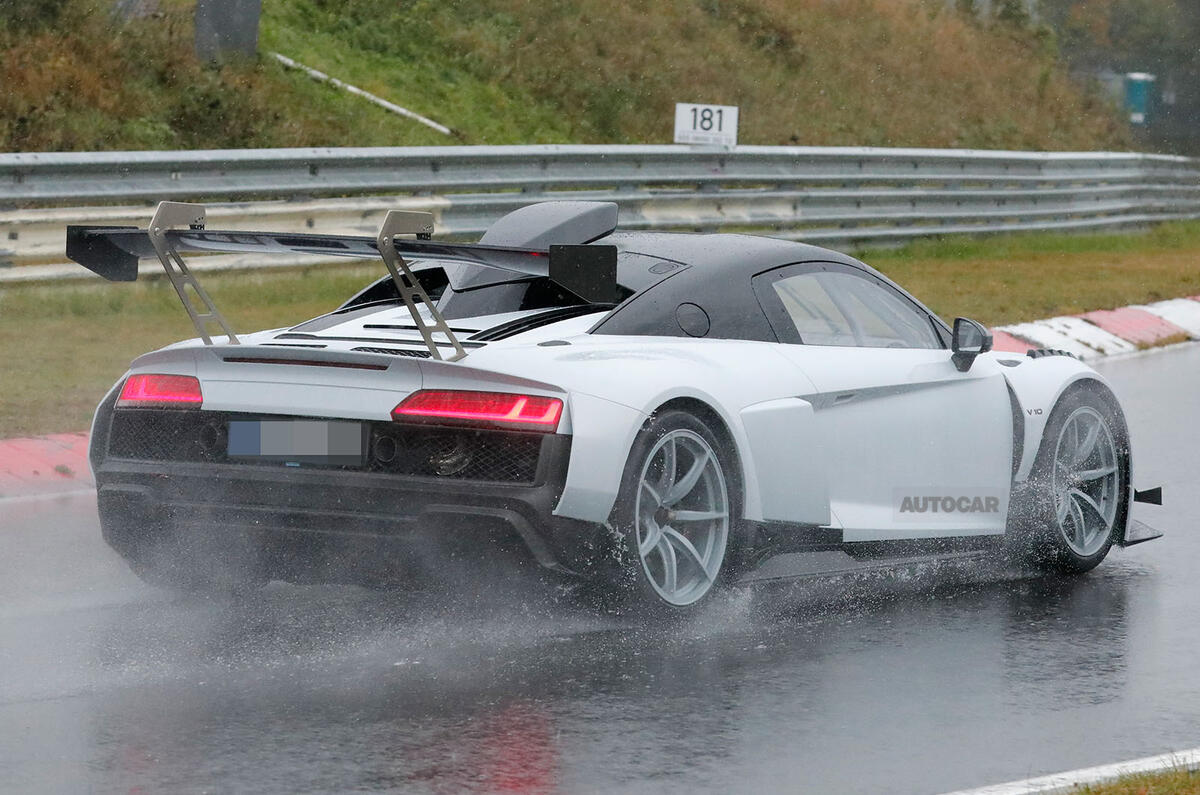 Audi R8 GT3 rear three quarter