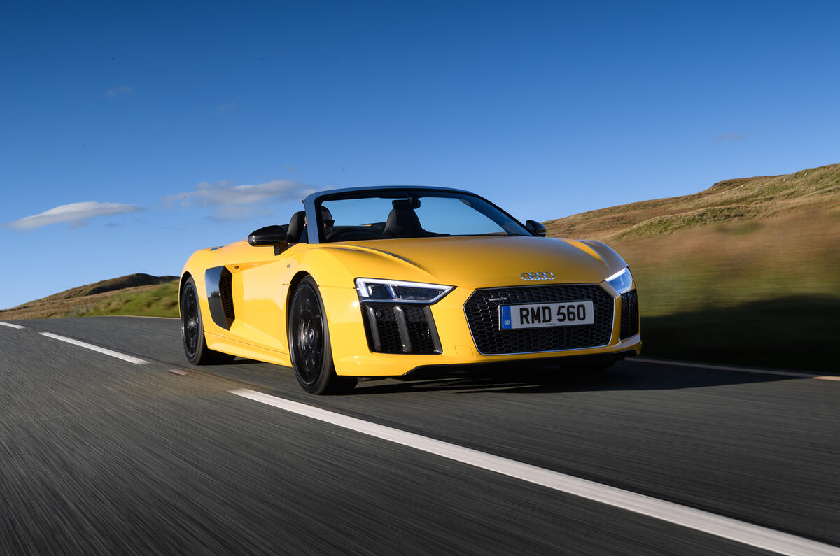 2016 Audi R8 Spyder Uk Drive Review Review Autocar