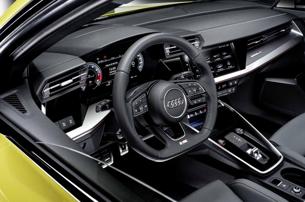 2020 Audi S3 saloon - steering wheel