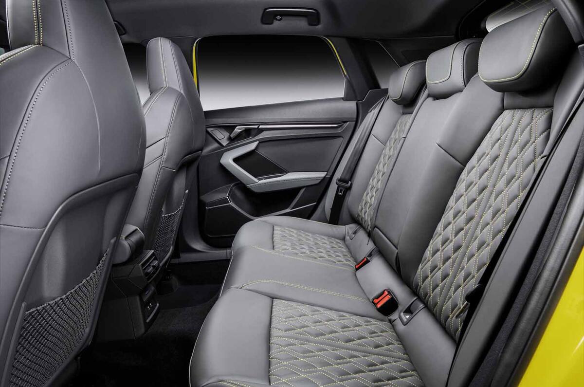 2020 Audi S3 saloon - rear seats