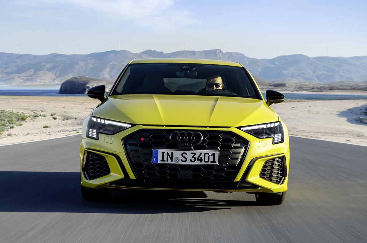2020 Audi S3 hatchback front