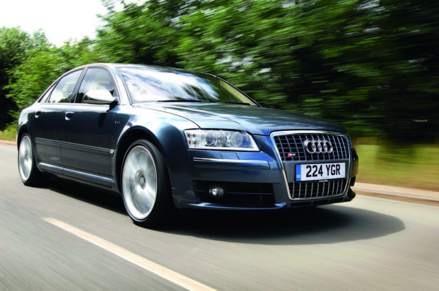 2006 Audi S8 driving - front
