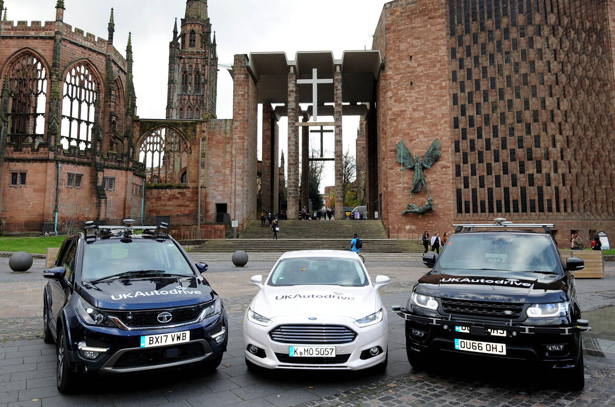 UK’s largest autonomous car trial moves onto public roads