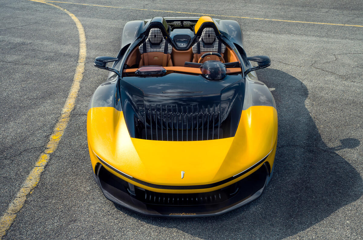 Automobili Pininfarina B95 is 1876bhp electric barchetta | Autocar
