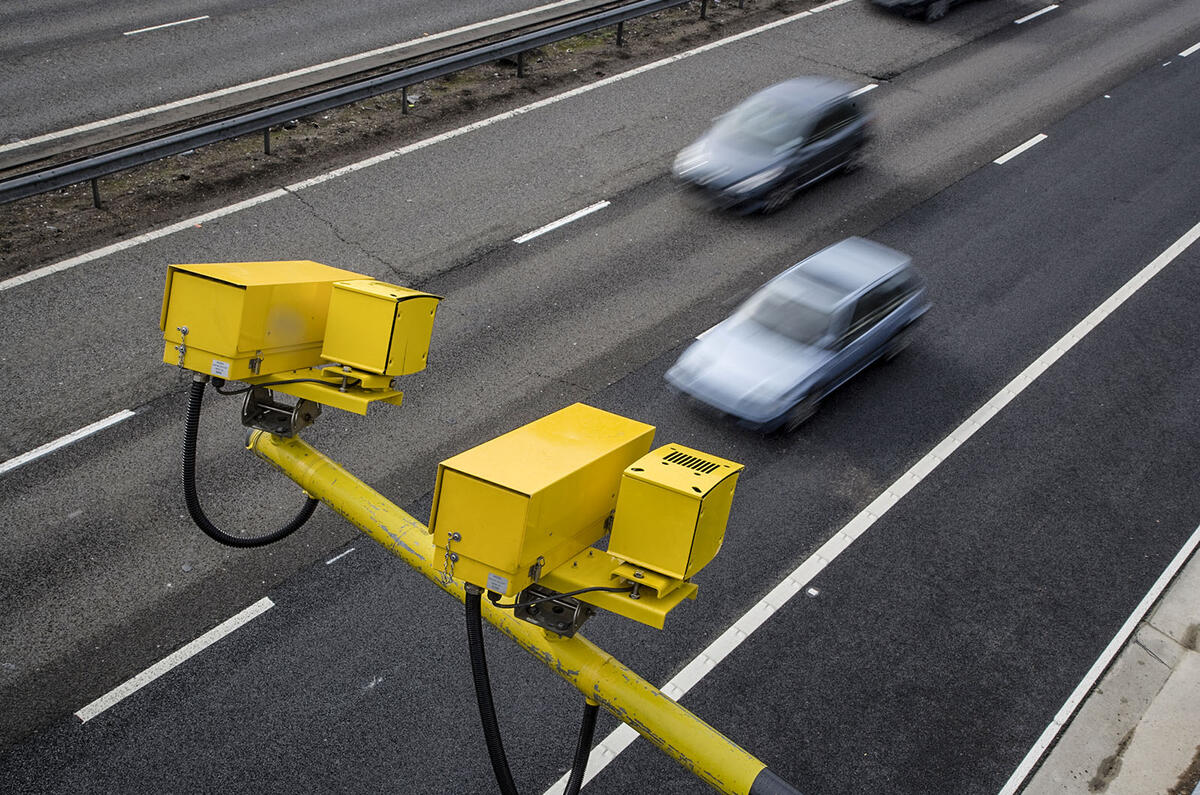 Average speed camera