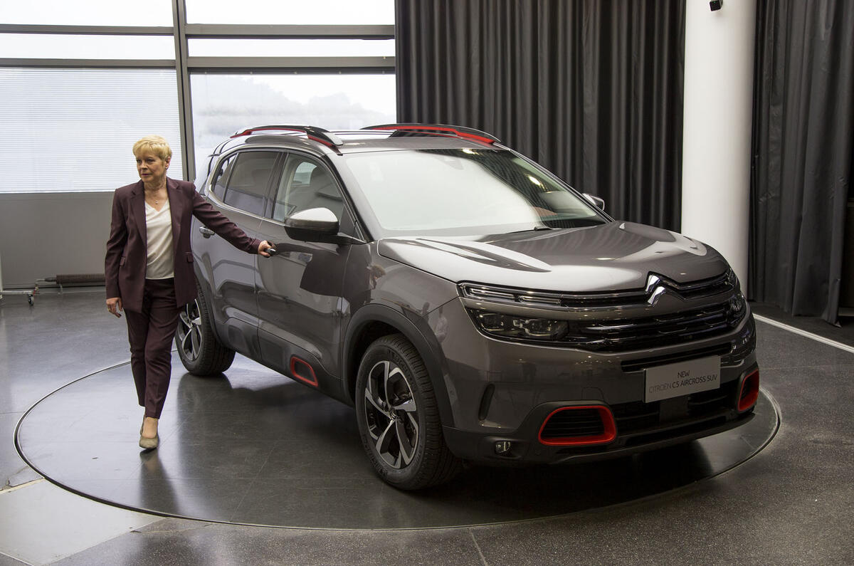 Linda Jackson with C5 Aircross
