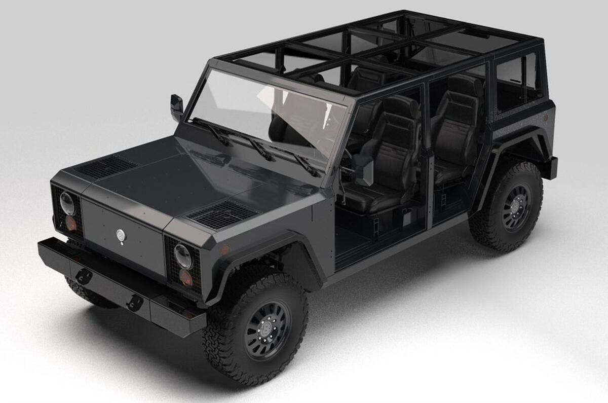 Defender-esque Bollinger B1 gets removable glass top