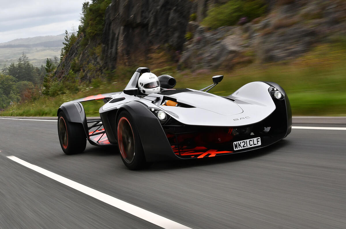 BAC Mono 2022 front quarter tracking