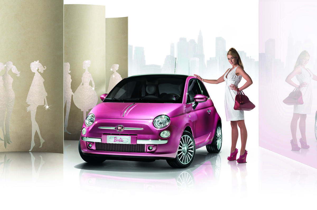 fiat 500 barbie carrefour
