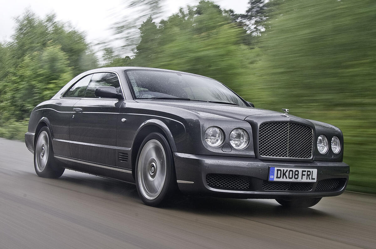 Bentley Brooklands front three quarter tracking