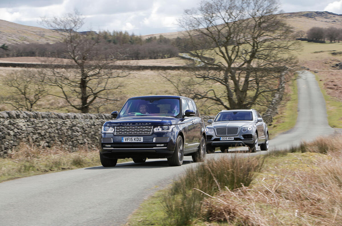 Bentley Bentayga Vs Range Rover Luxury Suv Comparison Autocar