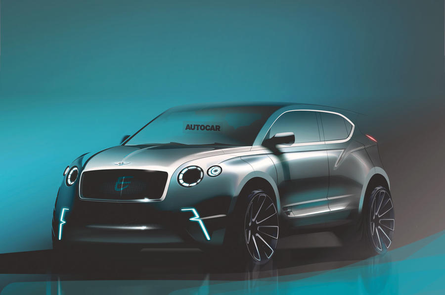 Bentley electric crossover render